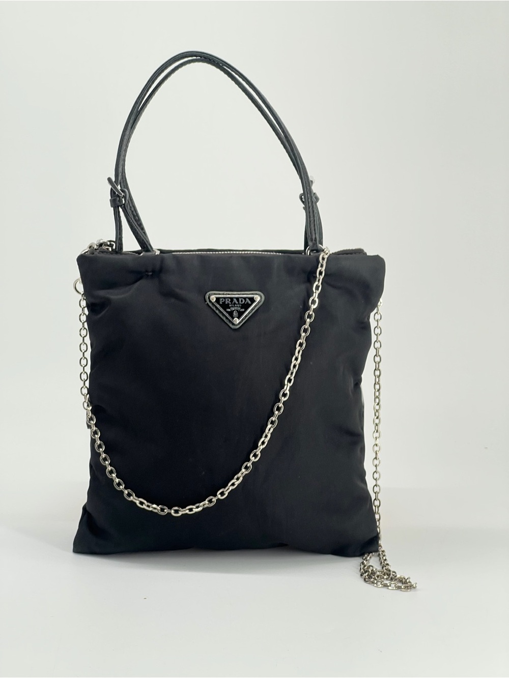 Prada Tessuto Nylon Tote Shoulder Bag